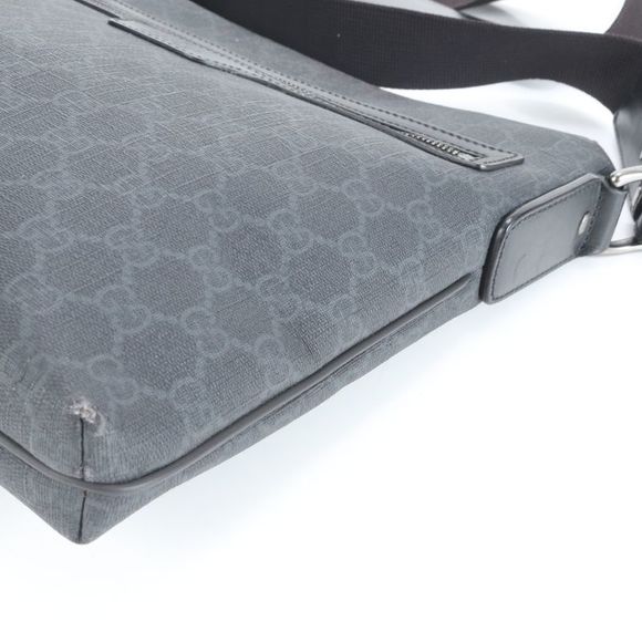 Gucci GG Supreme Leather Shoulder Bag Crossbody Messenger Business Commuter - Picture 4 of 9